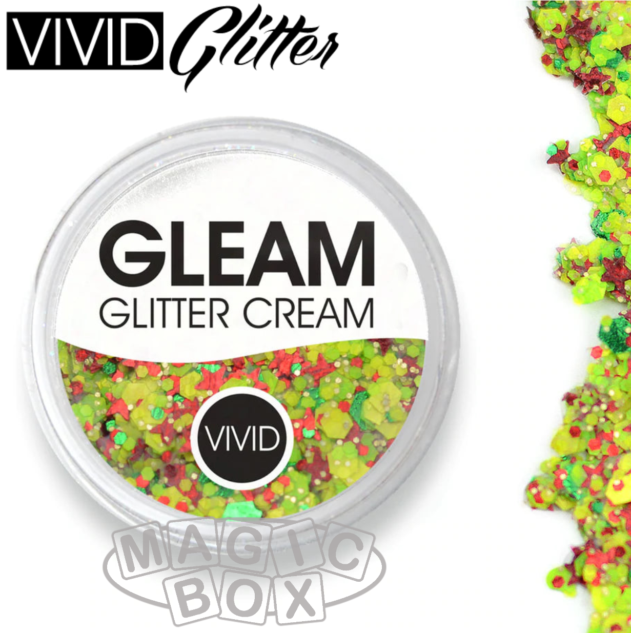 Vivid, Gleam Glitter Cream 10g, Carnaval