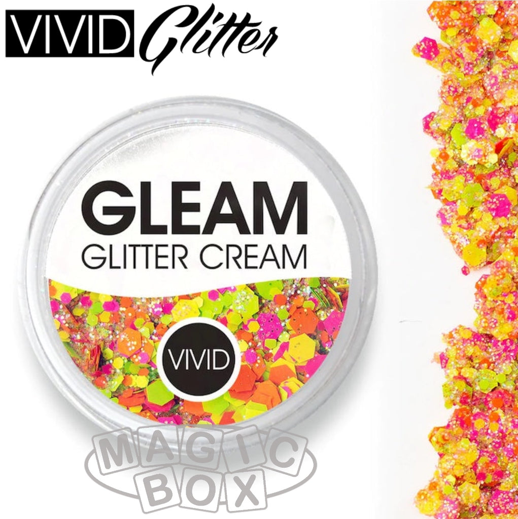 Vivid, Gleam Glitter Cream 10g, Lava Pool