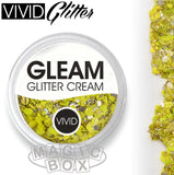 Vivid, Gleam Glitter Cream 10g, Pineapple