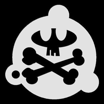 Skull & Crossbone Stencil
