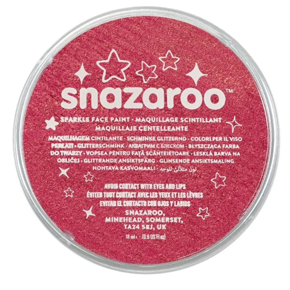 Snazaroo 18ml Sparkle Red