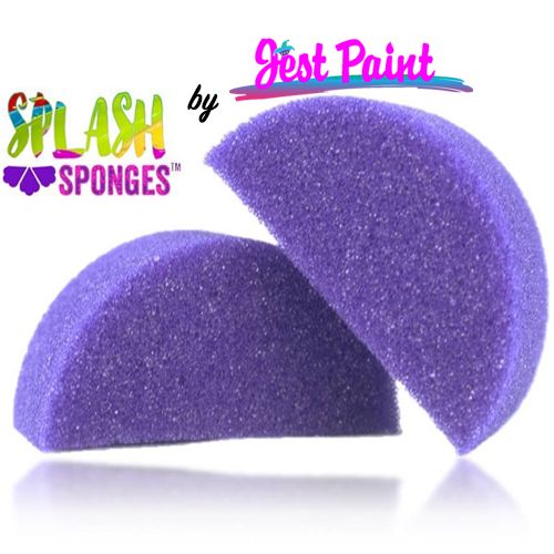 Splash Sponge, Half Moon, 2pc